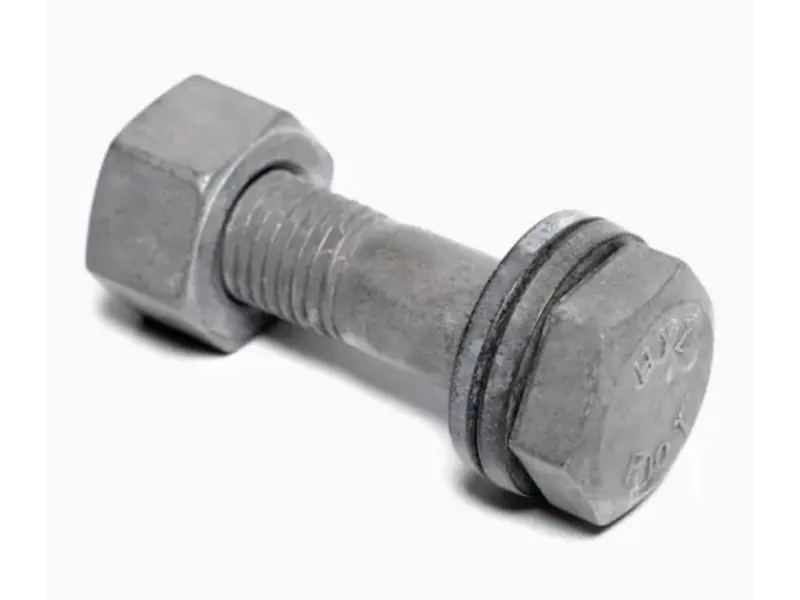 What nuts match JIS B1186 F10T HDG High Strength Structural Hex Bolt?