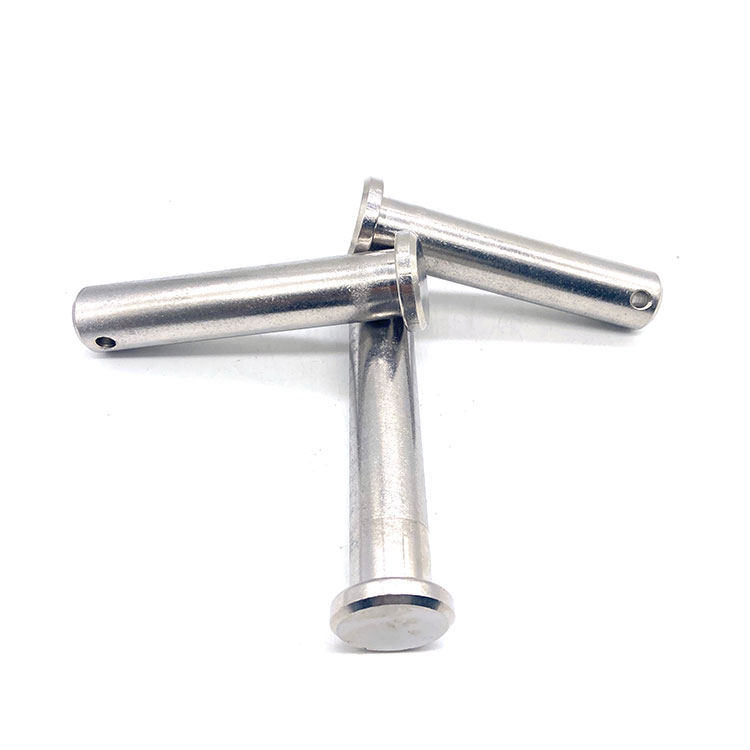 DIN 1444 / ISO 2341 Flat Head Stainless Steel Clevis Pin with Hole