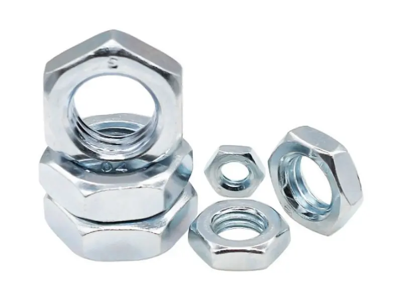 DIN936 Thin Hex Nut Carbon Steel Stainless Steel