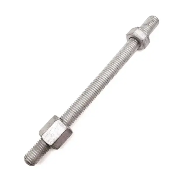 Hot Dip Galvanized Threaded Rod With Matching Nuts