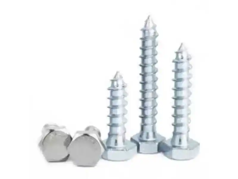 Zinc Plated Heavy Duty Hex Lag Wood Screws