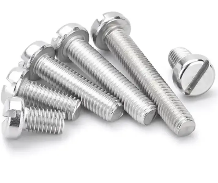 Zinc Plated Slotted Pan Head Machine Screws