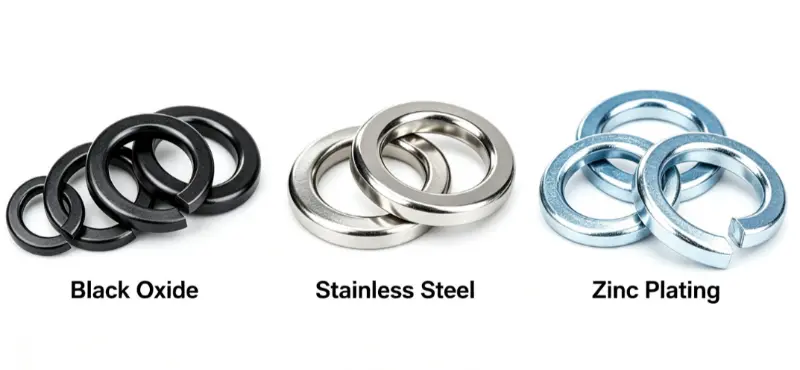 Spring Lock Washer DIN127A Carbon Steel Zinc Plated