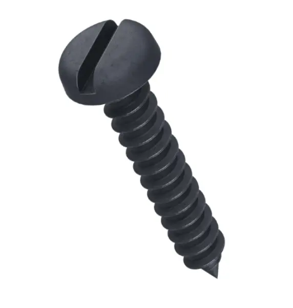 Slotted Pan Head Self Tapping Screws DIN 7971 A2 Stainless Steel Natural Finish