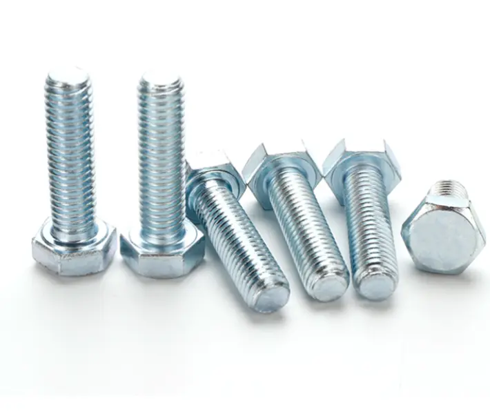 DIN933 Zinc Plated Carbon Steel Full Thread Hex Bolt
