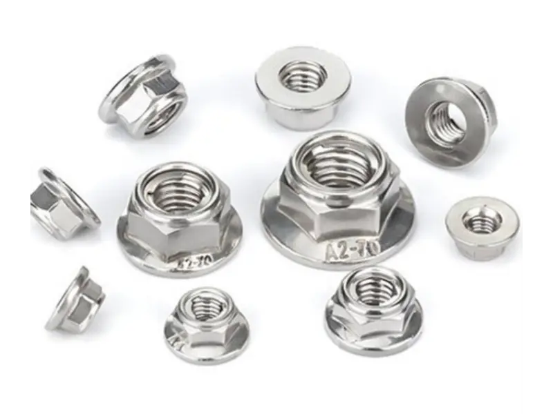 DIN6927 Zinc Plated All‑Metal Hex Flange Lock Nut 