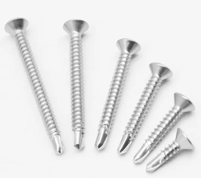 DIN7504K Countersunk Head Self Drilling Screw Zinc Plated Carbon Steel
