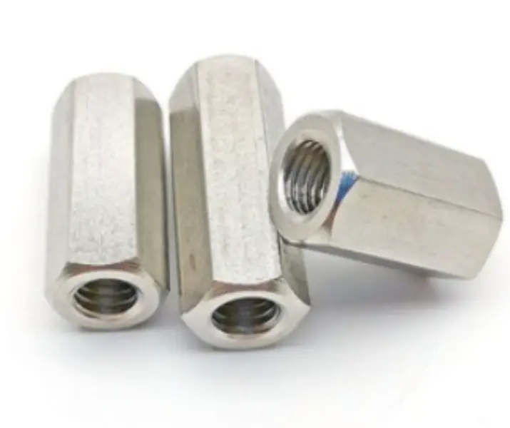 DIN6334 Hex Coupling Nut Zinc Plated Carbon Steel