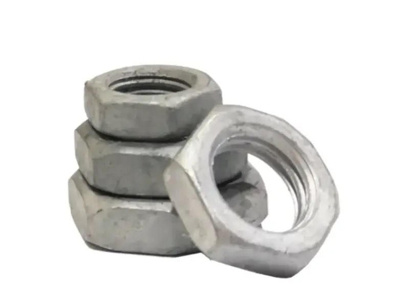 DIN936 Thin Hex Nut Carbon Steel Stainless Steel