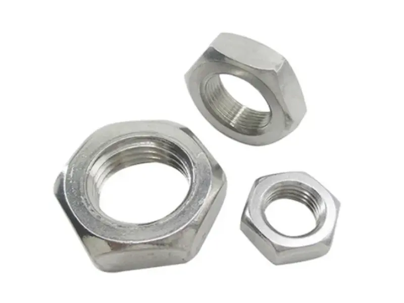 DIN936 Thin Hex Nut Carbon Steel Stainless Steel