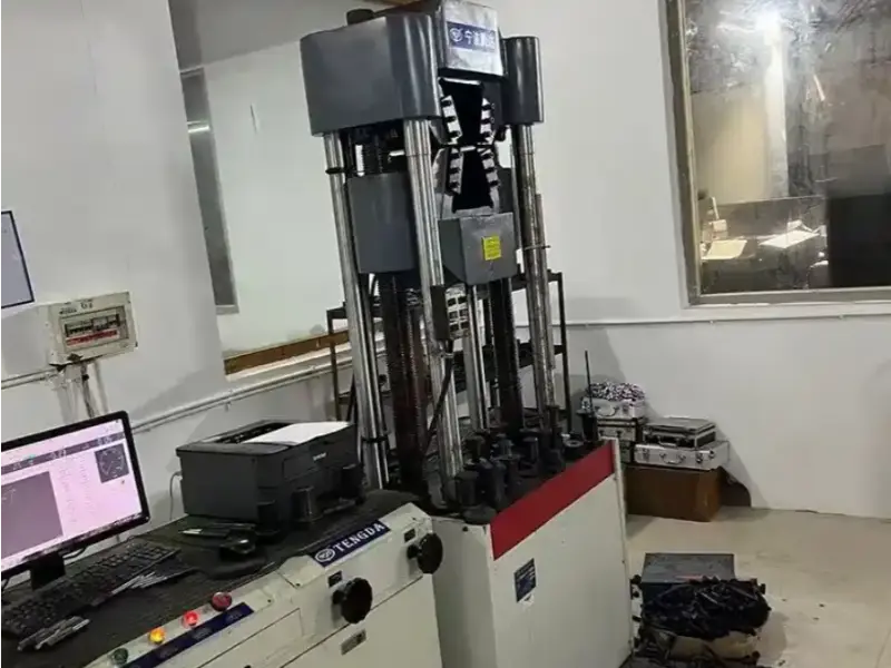 Tensile strength testing machine for ASME B18.22.1 USS flat washer