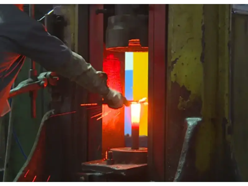 Carbon steel bar raw material forging for ASME B18.2.2 A194 2H heavy hex nut production