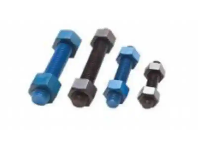 PTFE Coated Stud Bolts With Hex Nuts