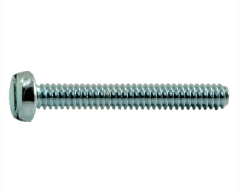 Zinc Plated Slotted Pan Head Machine Screws
